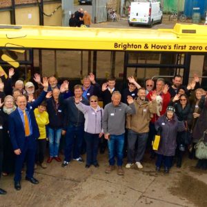 The Big Lemon Solar Bus launch